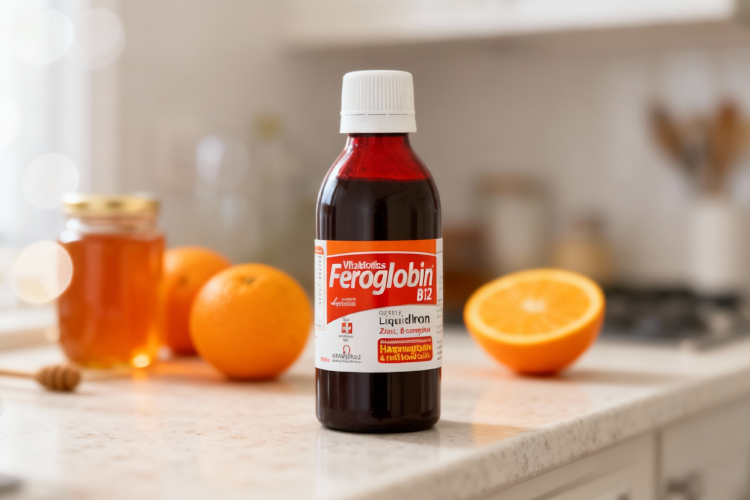 شربت فروگلوبین ب 12 با میوه و عسل برای سلامت خانواده